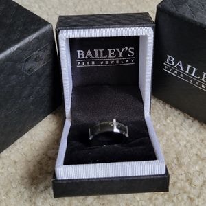 Carbon fiber wedding band